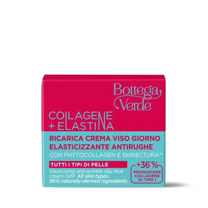 Collagene ed elastina Crema Viso Giorno Elasticizzante Antirughe - Trattamento antietà pelli mature, Crema antirughe miniatura 2