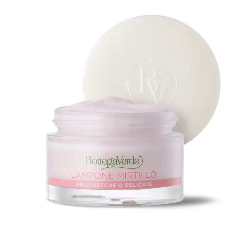 Estratti di bellezza Crema Ricca Idratante - Lampone E Mirtillo - Crema idratante viso