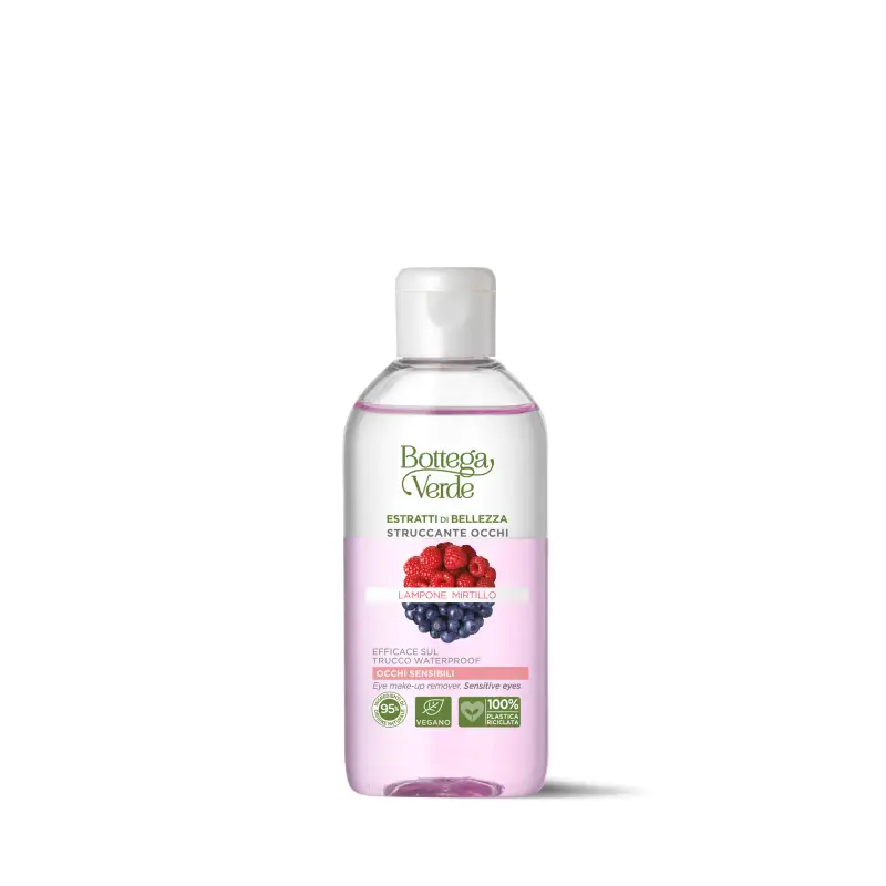 Estratti di bellezza Struccante Occhi - Mirtillo E Lampone - Struccante,Struccante waterproof