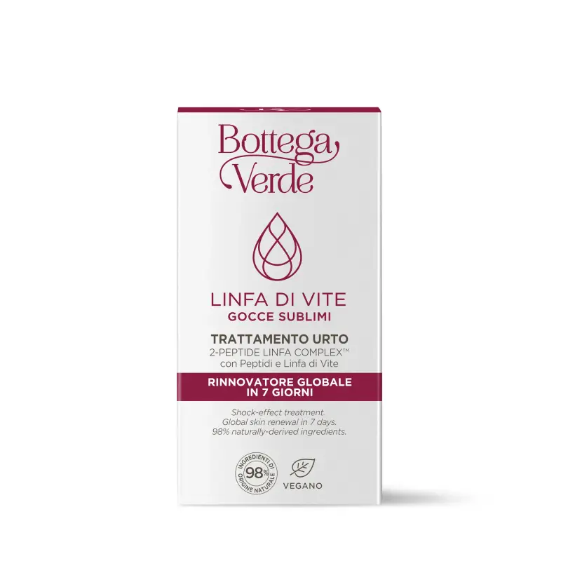 Linfa di vite Gocce Sublimi - Trattamento Urto - Rinnovatore Globale In 7 Giorni - Crema antirughe miniatura 2