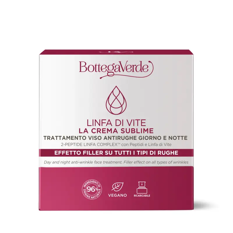 Linfa di vite La Crema Sublime - Trattamento Viso Antirughe Giorno E Notte - Trattamento antietà pelli mature, Crema antirughe miniatura 3