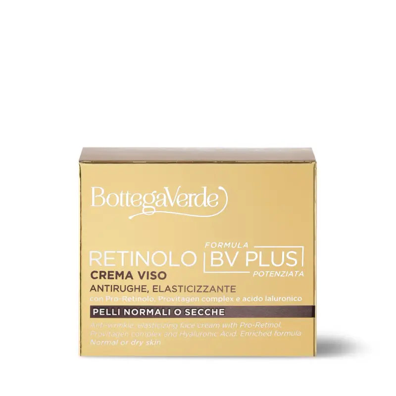 Retinolo BV plus Crema Viso - Formula Potenziata - Antirughe Elasticizzante - Trattamento antietà pelli mature, Crema antirughe miniatura 3