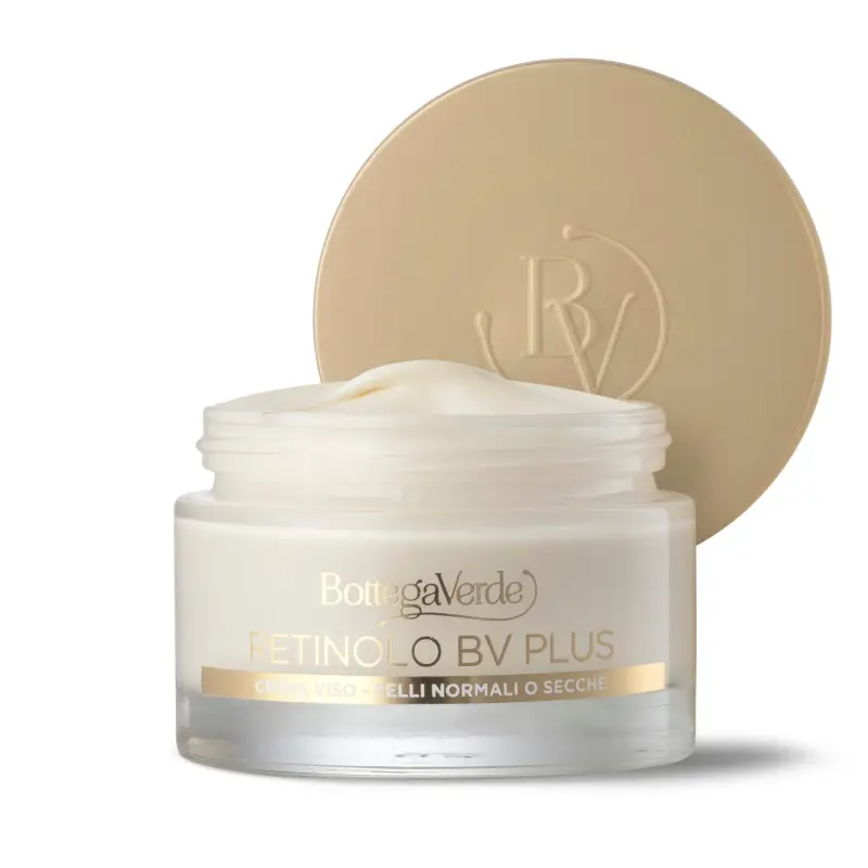 Retinolo BV plus Crema Viso - Formula Potenziata - Antirughe Elasticizzante - Trattamento antietà pelli mature,Crema antirughe