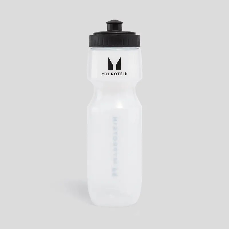 Bottiglia d’acqua sportiva Myprotein - Trasparente/Nero
