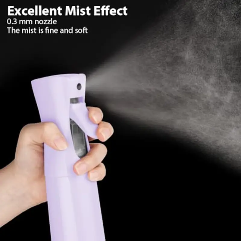 Bottigliette Spray, 200ML Spruzzino Nebulizzatore, Ricaricabile, per Capelli per Acconciature, Piante, Animali Domestici, Pulizia (Macaron) miniatura 2
