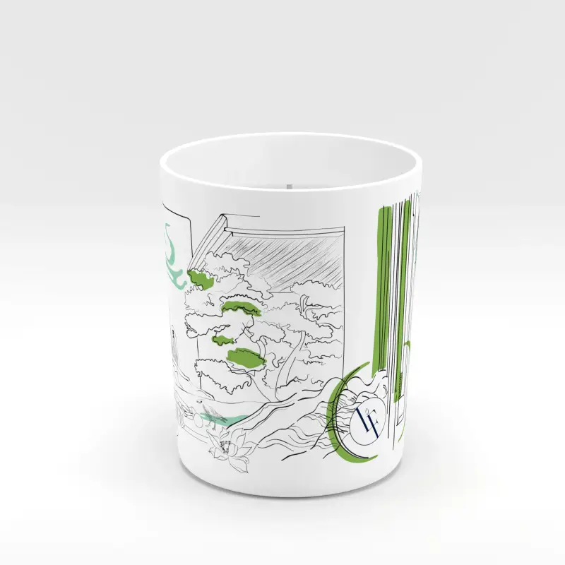 Jardins des Lumières Candela profumata Jardin Zen 180g - - Candele profumate