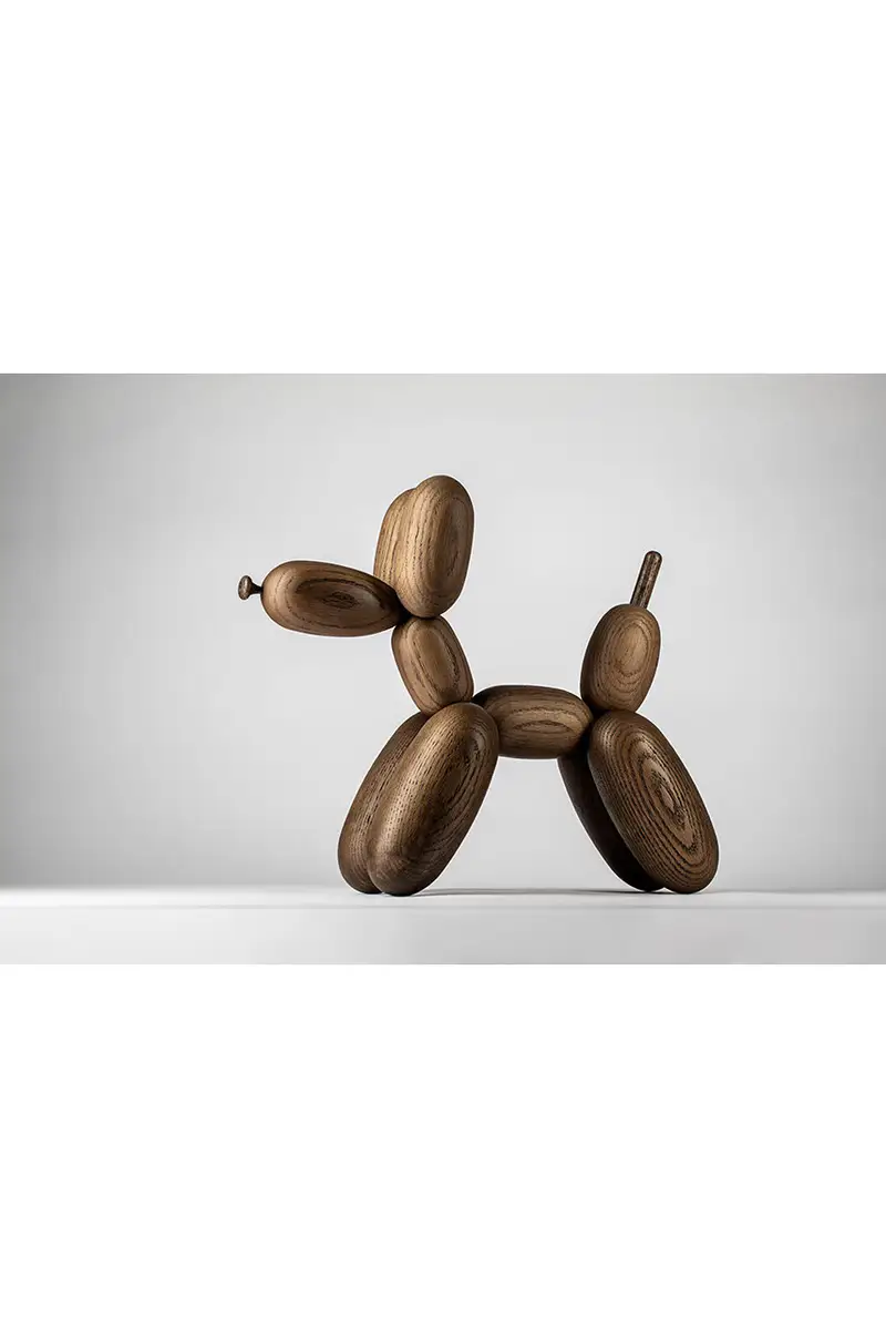 decorazione Ballon Dog Smoked L Marrone miniatura 4