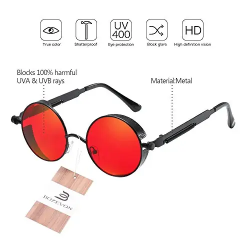 BOZEVON Occhiali da sole Donna Nero 3464467 miniatura 2