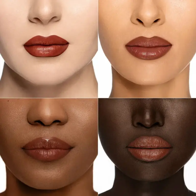 Labbra Lip Library Lipstick Drama - Deep Red Brown - Rossetti miniatura 2