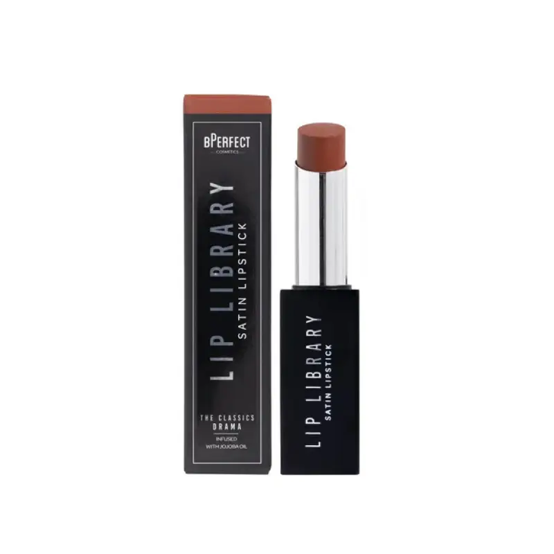 Labbra Lip Library Lipstick Drama - Deep Red Brown - Rossetti