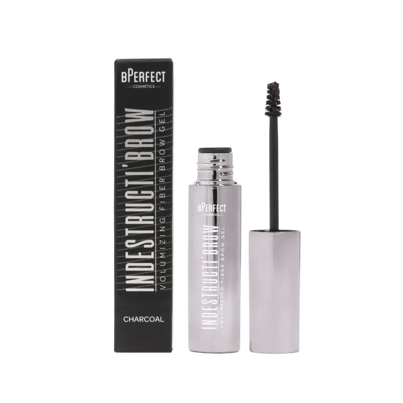 Sopracciglia Indestructi'Brow - Brow Fiber Gel Mascara Charcoal - Gel e mascara Sopracciglia