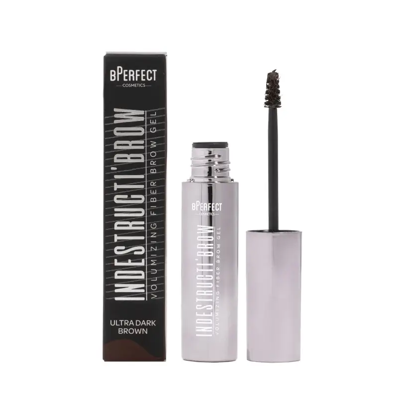 Sopracciglia Indestructi'Brow - Brow Fiber Gel Mascara Ultra Dark Brown - Gel e mascara Sopracciglia