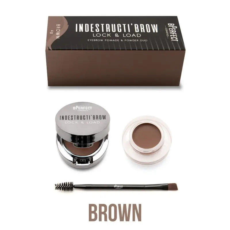 Sopracciglia Indestructibrow Lock & Load Brow Pomade Brown - Gel e mascara Sopracciglia