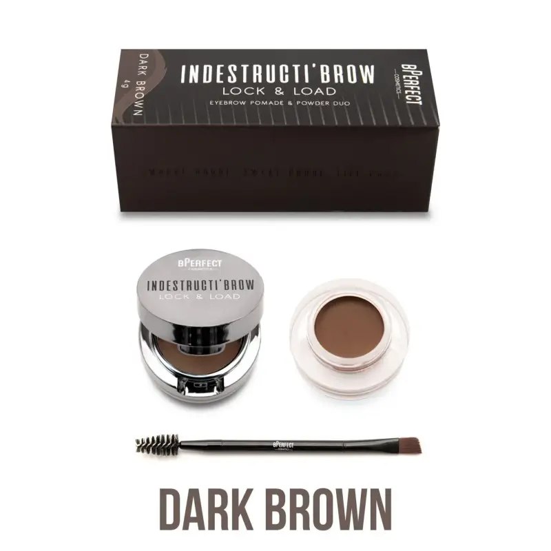 Sopracciglia Indestructibrow Lock & Load Brow Pomade Dark Brown - Gel e mascara Sopracciglia