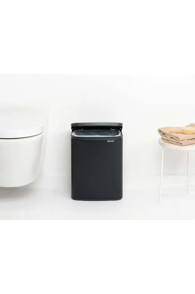 cestino dei rifiuti Bo, 12 L Nero miniatura 4