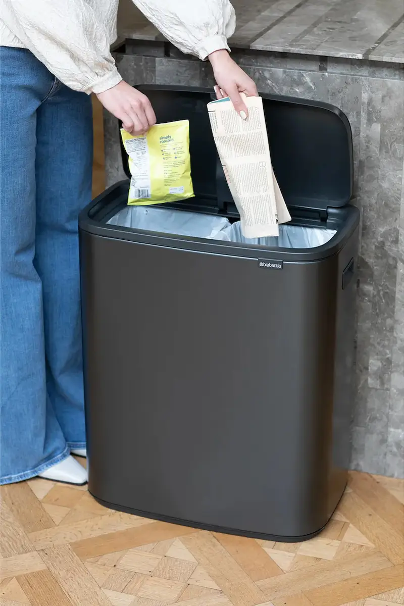 cestino dei rifiuti Bo Touch Hi 2 x 30 L Nero miniatura 5