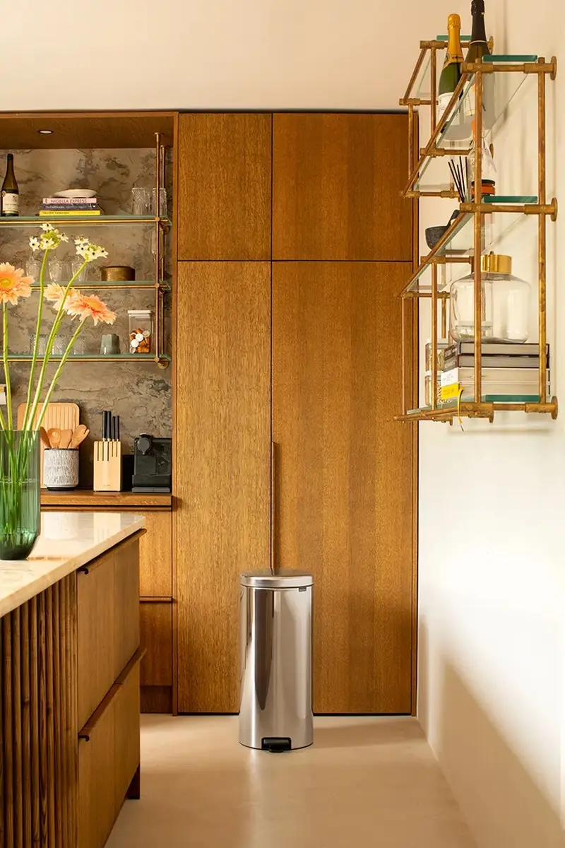 cestino dei rifiuti New Icon 30 L colore grigio miniatura 4