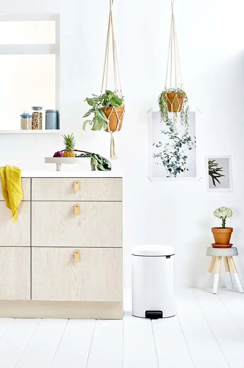 cestino dei rifiuti NewIcon 20 L Bianco miniatura 5