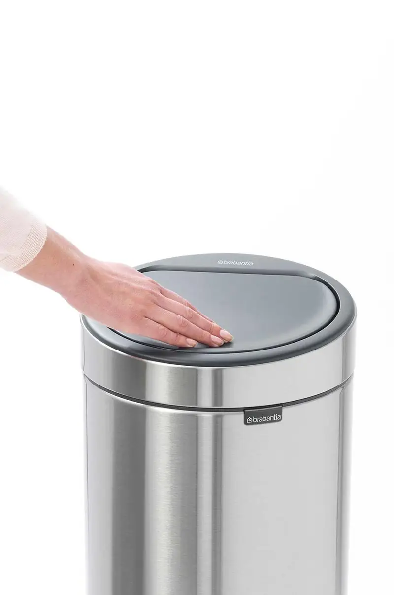 cestino dei rifiuti Touch Bin New 30 L Grigio miniatura 4