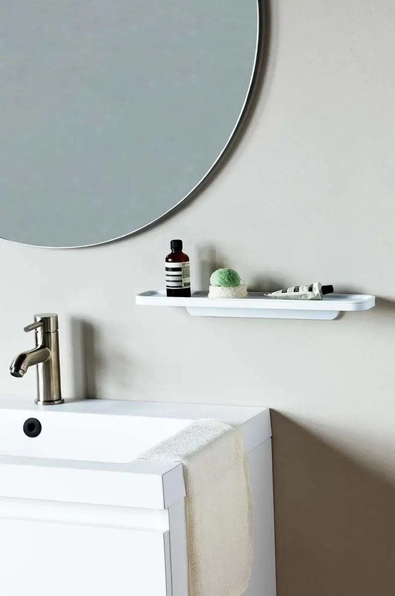 mensola da bagno MindSet Bianco miniatura 4