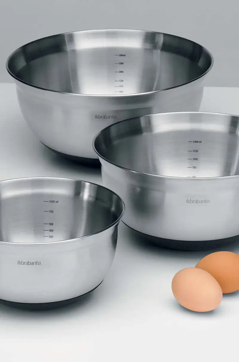 set ciotole 1 L, 1, 6 L, 3 L pacco da 3 Grigio miniatura 2