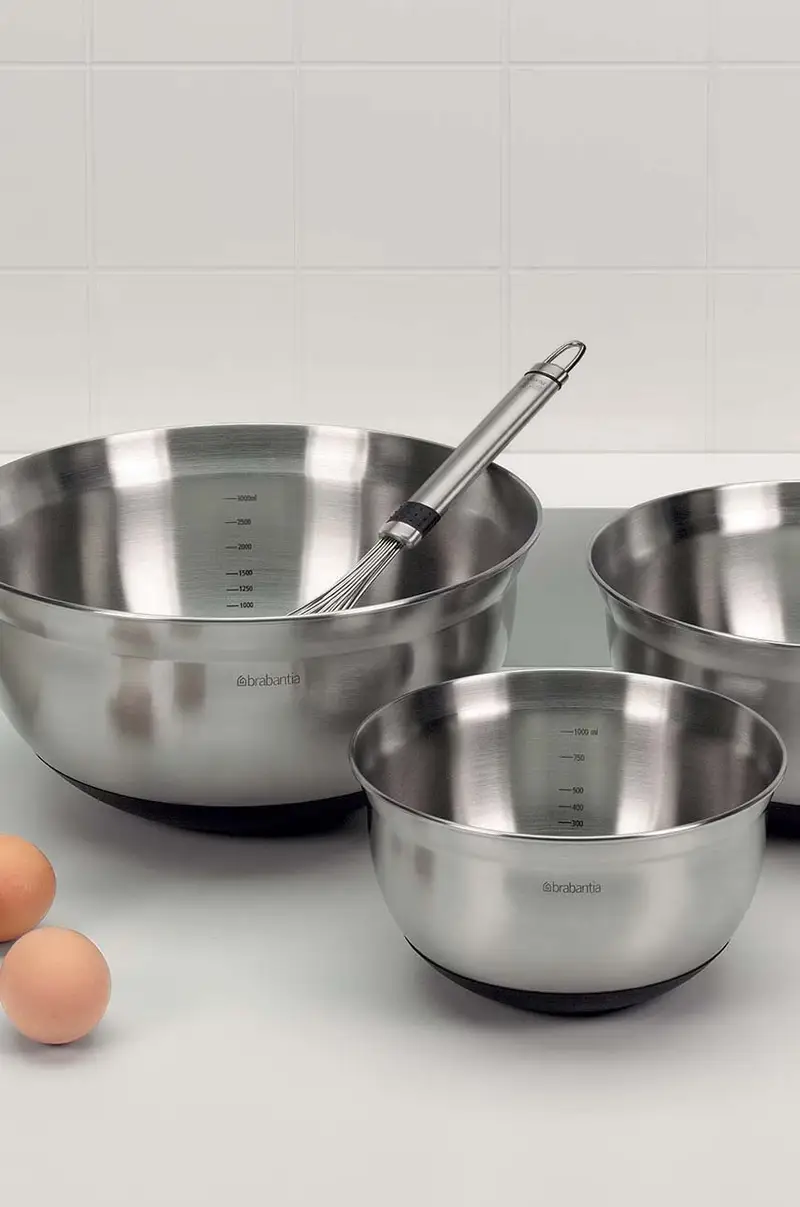 set ciotole 1 L, 1, 6 L, 3 L pacco da 3 Grigio miniatura 3