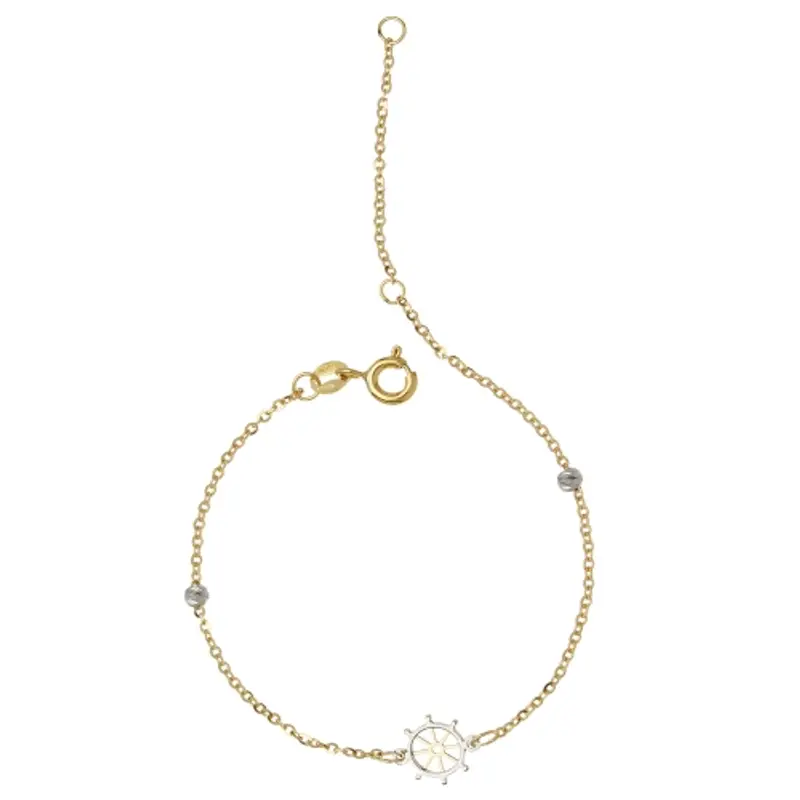 Bracciale Bimbi Oro Bianco Giallo GL101486