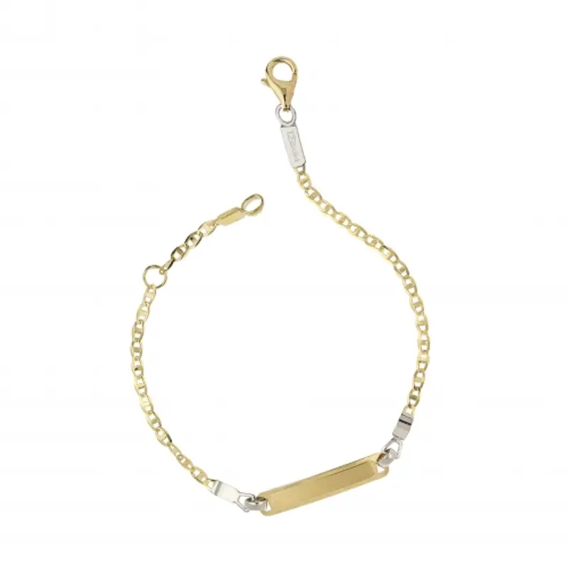 Bracciale Bimbi Oro Bianco Giallo GL101603