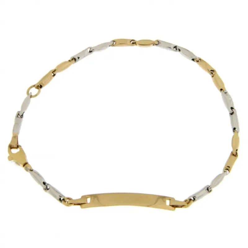 Bracciale Bimbi Oro Bianco Giallo GL101802