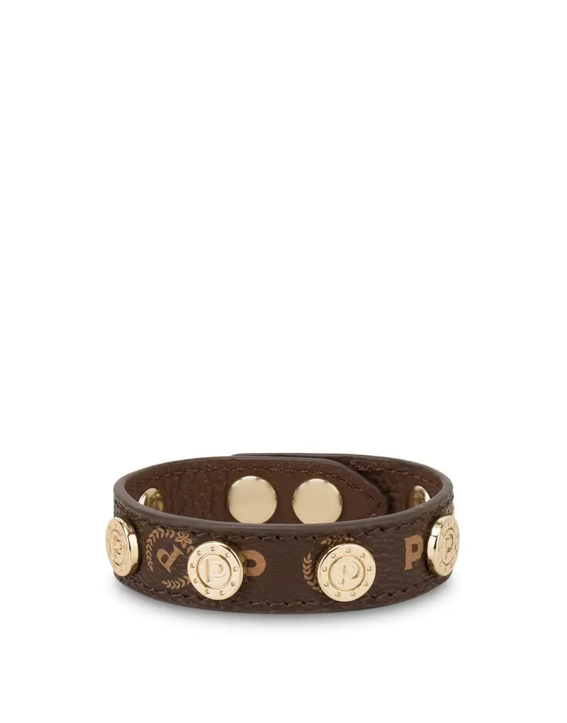 Bracciale con borchie Heritage Bijoux MARRONE/MARRONE, one_size, Pollini