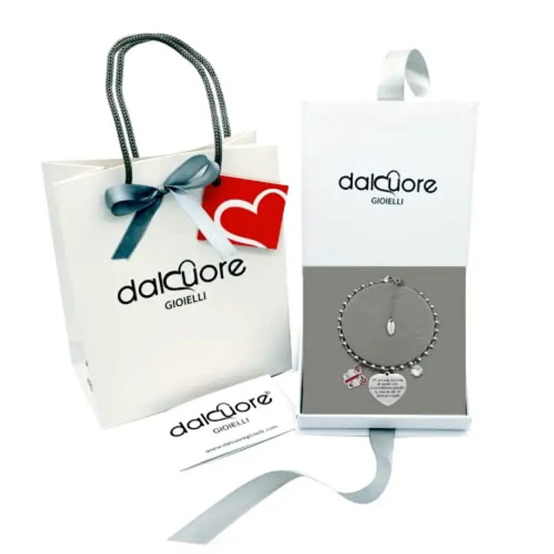 Bracciale donna, Ipoallergenico, Idee Regalo Donna Frase Specialie da regalare per Lei X Fidanzata, moglie o compagna miniatura 2