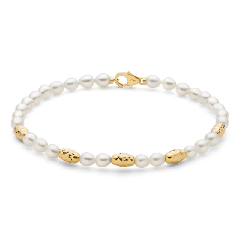 Bracciale Donna Miluna Pepite di Perle PBR3634G