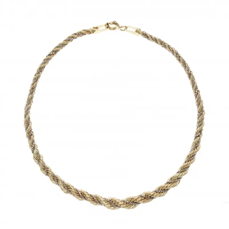 Bracciale Donna Oro Giallo Bianco GL100905