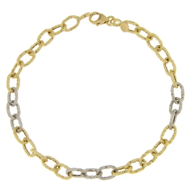 Bracciale Donna Oro Giallo Bianco GL101362