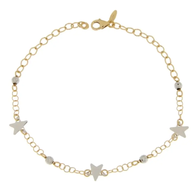 Bracciale Donna Oro Giallo Bianco GL101429