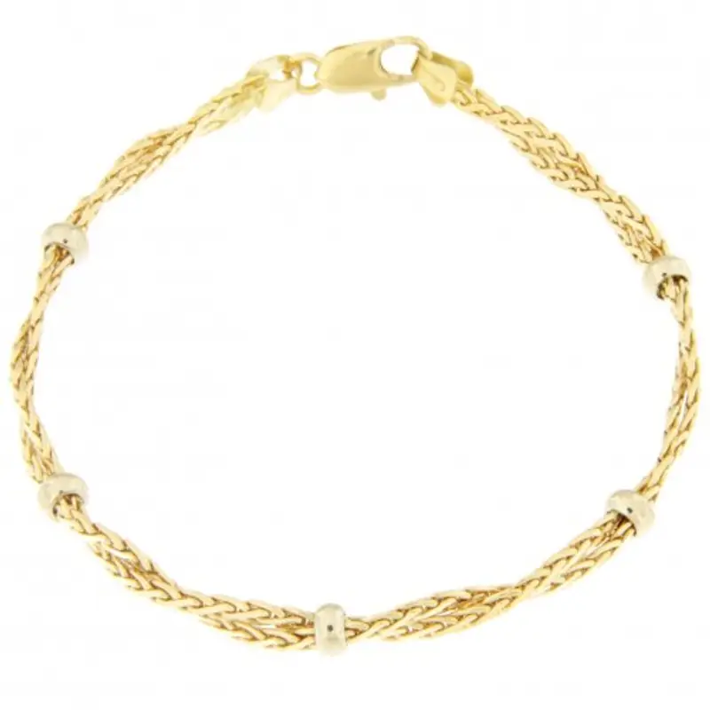 Bracciale Donna Unoaerre Oro Giallo Bianco GL100104