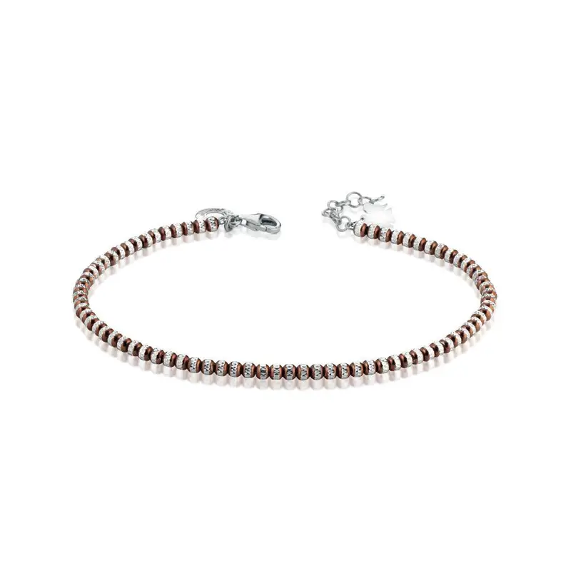 Bracciale in Argento con Angelo e Sfere