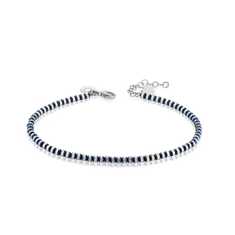 Bracciale in Argento con Angelo e Sfere