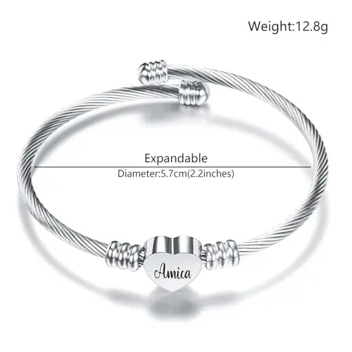 Bracciale in Argento da Donna, Gioielli Regalo per Madre, Figlia, Zia, Nonna, Sorella, Amica miniatura 2