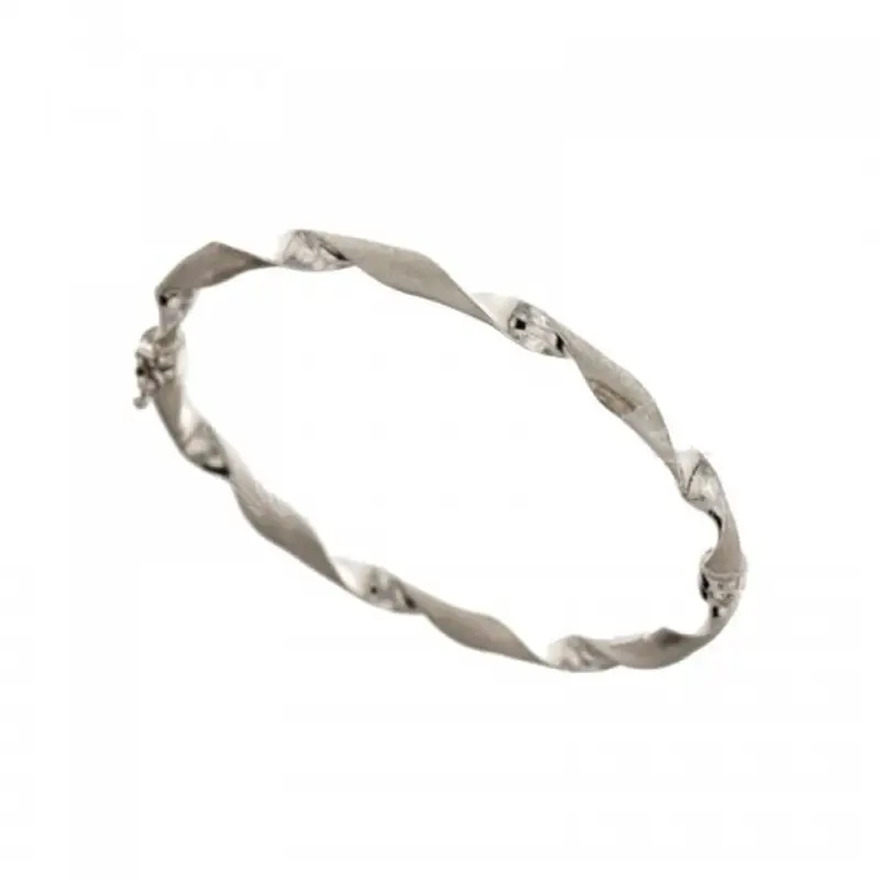 Bracciale rigido donna in oro bianco 803321728653