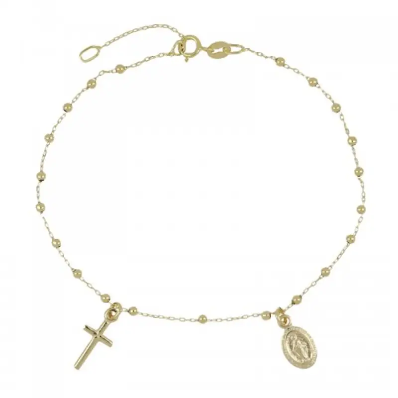 Bracciale Rosario Oro Giallo Madonna Miracolosa 803321717229