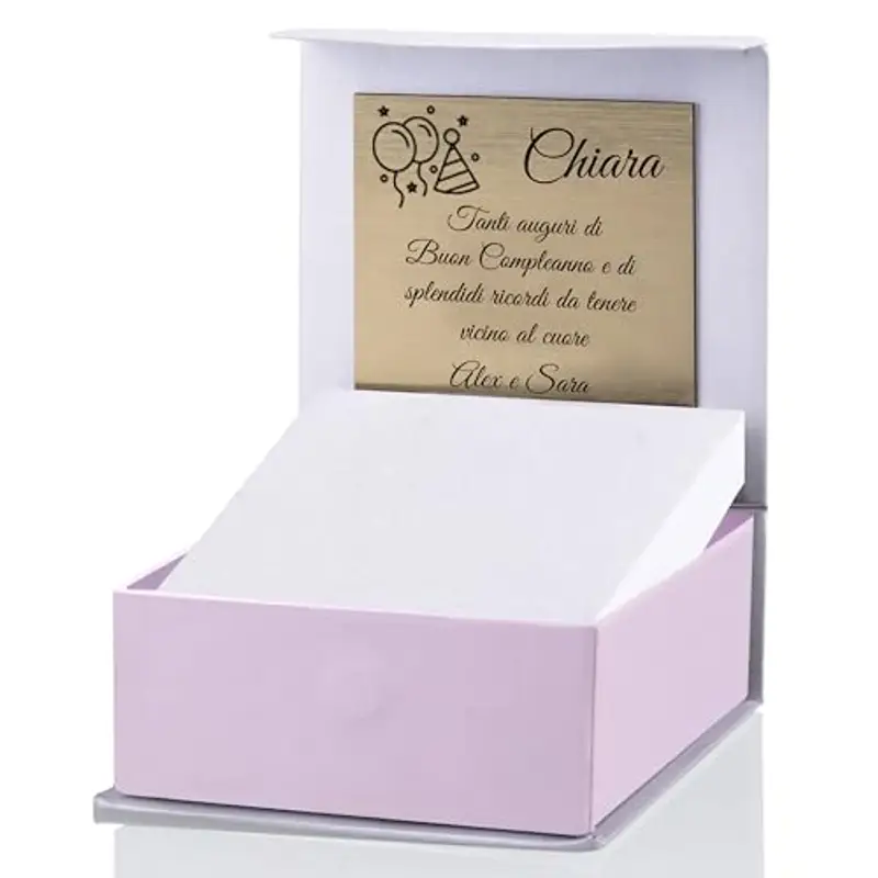 Bracciale Rosary in Argento 925 con Orsetto Teddy Smaltato e Piastrina Incidibile per Bambini Kids Collection Regalo miniatura 3