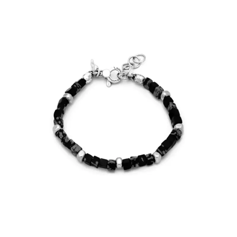 Bracciale Uomo Giovanni Raspini Obsidian 11863