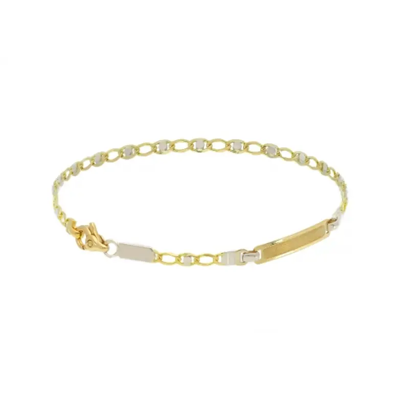 Bracciale Uomo in Oro Giallo e Bianco 175461