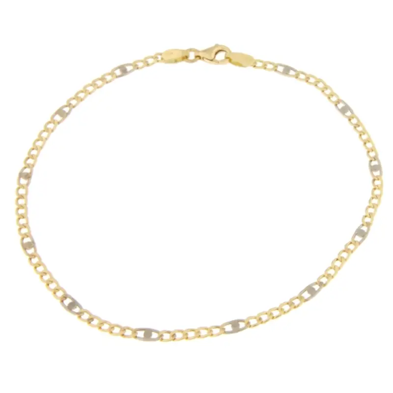 Bracciale Uomo in Oro Giallo e Bianco GL100055