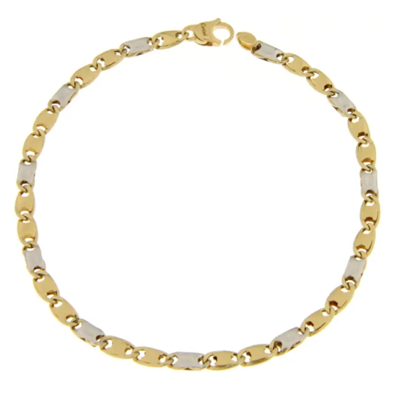 Bracciale Uomo Oro Bianco Giallo GL101860