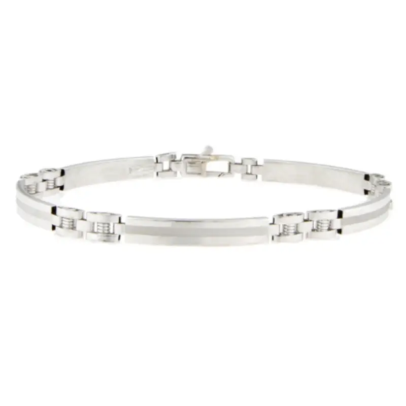 Bracciale Uomo Oro Bianco GL101242