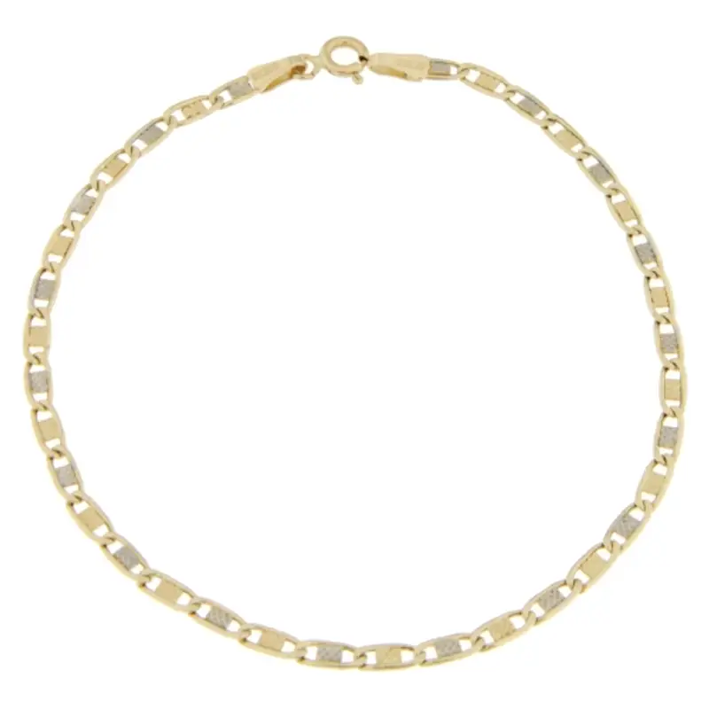 Bracciale Uomo Oro Giallo Bianco GL100567