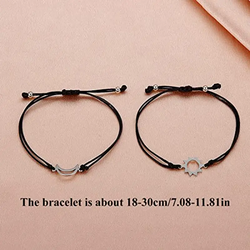 Braccialetto dell'amicizia Braccialetto di coppia Regalo per le sorelle Braccialetto migliore amica 2 miniatura 2