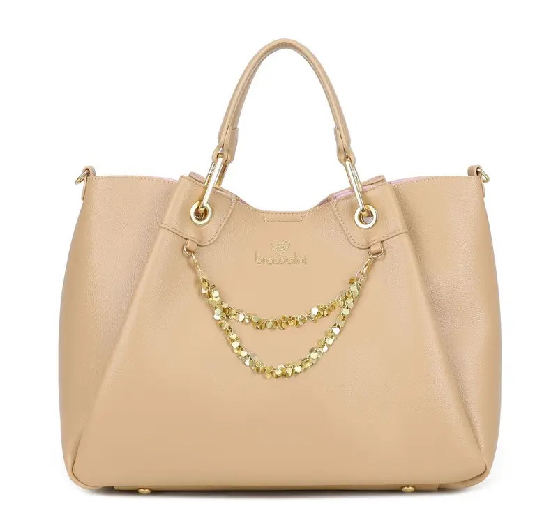Borsa grande Braccialini Amy Beige